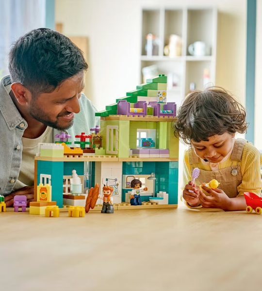 10470 LEGO® DUPLO MA VILLE LA MAISON FAMILIALE MODERNE 3-EN-1 - LEGO