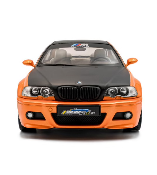 BMW M3 (E46) COUPÉ 2000 ORANGE MÉTALLIQUE - SOLIDO