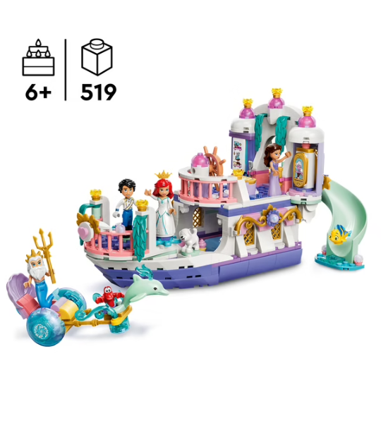 43299 LEGO® DISNEY LE BATEAU DU MARIAGE ROYAL D’ARIEL - LEGO