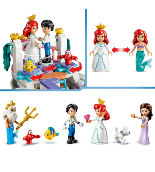 43299 LEGO® DISNEY LE BATEAU DU MARIAGE ROYAL D’ARIEL - LEGO