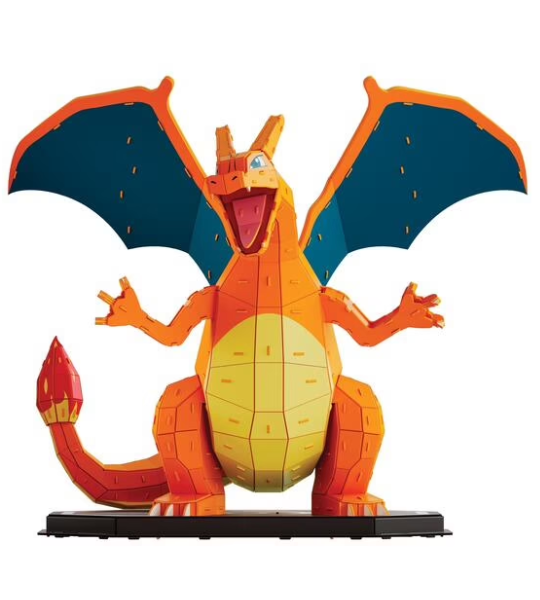 FIGURINE DRACAUFEU POKÉMON 4D BUILD  - SPIN MASTER
