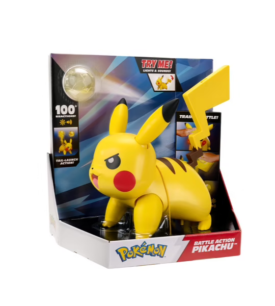 BATTLE ACTION POKÉMON PIKACHU INTERACTIF - JAZWARES