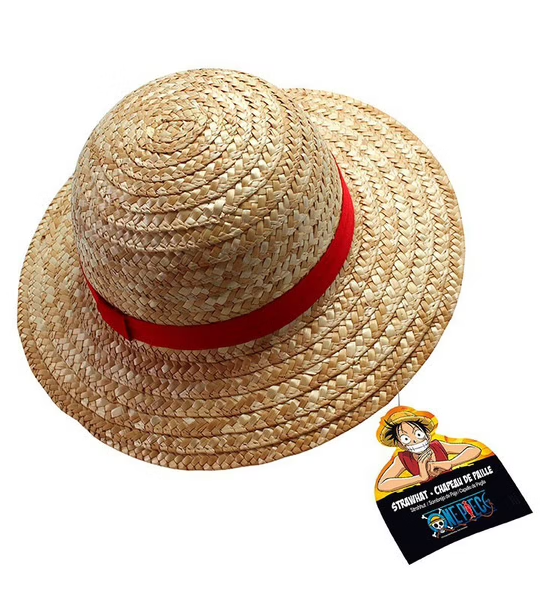 CHAPEAU DE PAILLE LUFFY ONE PIECE (TAILLE ADULTE) -  ABYSSE