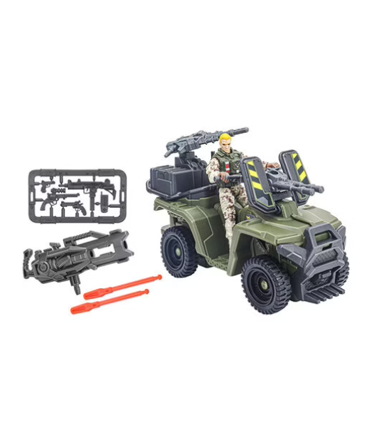 VÉHICULE MILITAIRE AVEC FIGURINE - INVINCIBLE HEROES