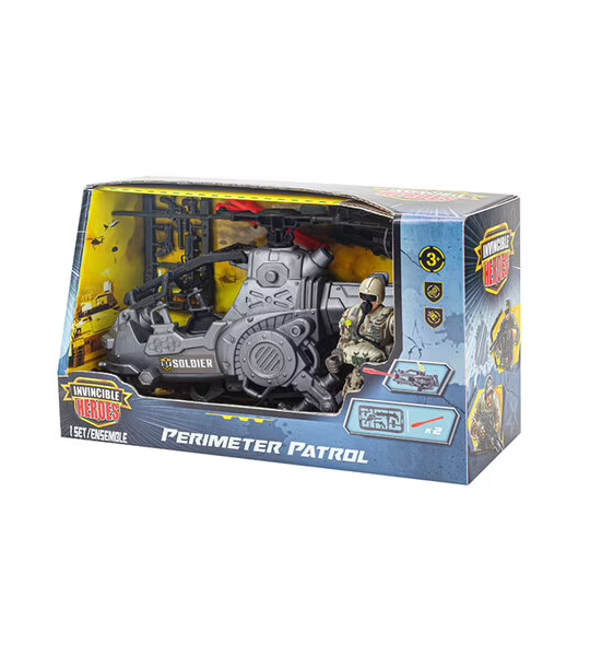 VÉHICULE MILITAIRE AVEC FIGURINE - INVINCIBLE HEROES