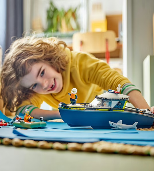 60456 LEGO® CITY LA COURSE POURSUITE EN BATEAU DE POLICE - LEGO