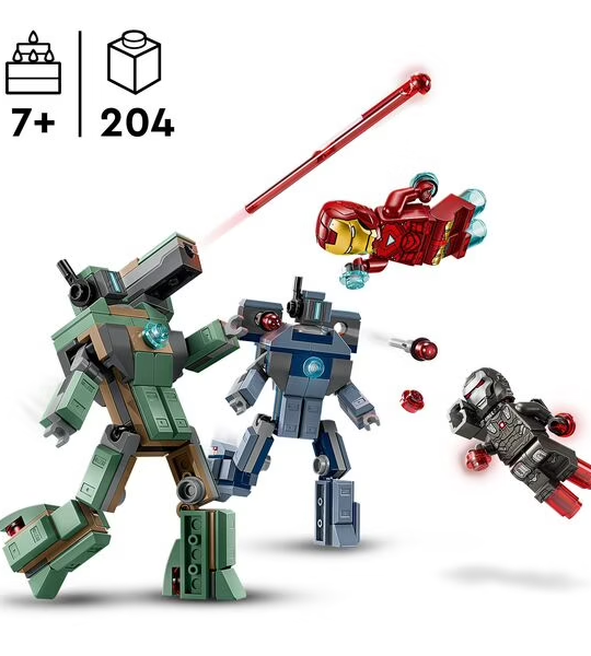 76320 LEGO® SUPER HEROES IRON MAN ET WAR MACHINE CONTRE LES DRONES DE HAMMER - LEGO