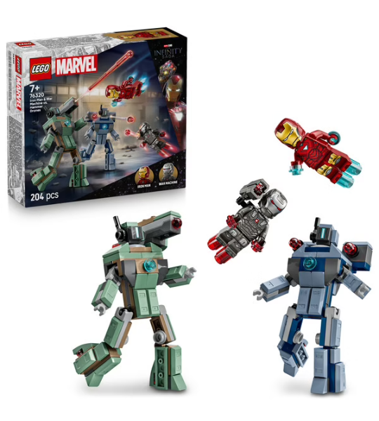 76320 LEGO® SUPER HEROES IRON MAN ET WAR MACHINE CONTRE LES DRONES DE HAMMER - LEGO