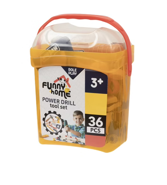 COFFRET AVEC 36 OUTILS DE BRICOLAGE - BRIKKOLO