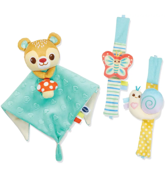 COFFRET NAISSANCE TOUDOUX – DOUDOU ET BRACELETS HOCHETS – VTECH